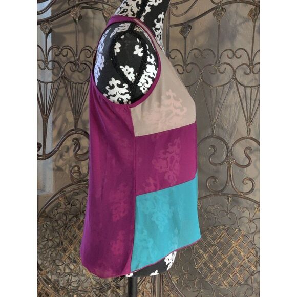 Women Shasa Multi Color Front Panel Top Large - Picture 2 of 10